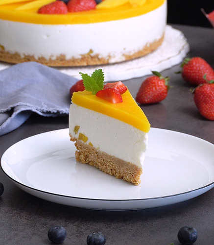 Mango cheesecake